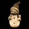 Фигурка с подсветкой "снеговик" высота=36 см. (кор=6шт.) Lefard (174-371)