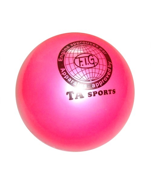 Мяч для художественной гимнастики Т11, 15 см, розовый (2190)