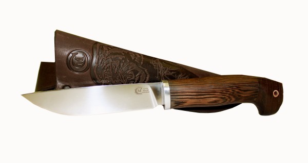 Нож Ворсма туристический Финский, сталь 95х18, дерево-венге (кузница Семина) (52723)