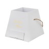 Подарочная трапецевидная коробка с выдвижным отделением, основание низ 20*20 см., верх 13*13 см. (ко Vogue International (37-260) 