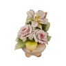 Декоративная корзина с цветами "орхидеи" 14*14*16 см. Arte Ca.sa. (635-591) 