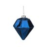 Декоративное изделие шар стеклянный 8*10 см. цвет: синий (кор=96шт.) Dalian Hantai (862-077)