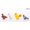 Игровой набор. Птицы - 5 фигурок (PD415-04)