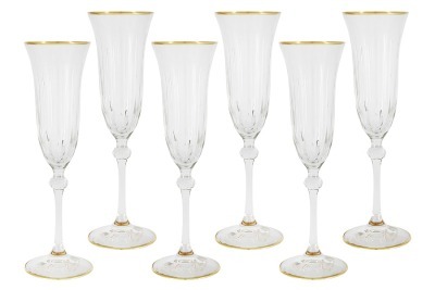 Набор: 6 бокалов для шампанского Пиза Нью Same ( SM3474AL )