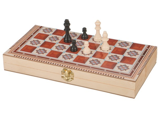 Игра для взрослых "шахматы+шашки+нарды" 29*14*4 см (кор=48шт.) Polite Crafts&gifts (446-200)