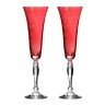 Набор бокалов для шампанского из 2 шт. "love" 180 мл высота=25 см Bohemia Crystal (674-112)