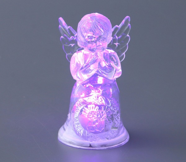 Фигурка с подсветкой "ангелочек" 5*5*9 см.(кор=480шт.) Polite Crafts&gifts (786-111)