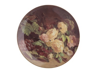 Тарелка настенная декоративная "букет цветов" диаметр=20 см. Hangzhou Jinding (84-277) 