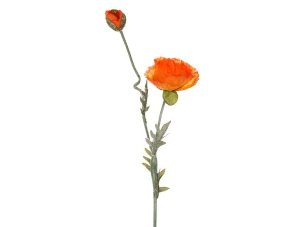 Цветок искусственный длина=90 см "мак красный" (23-286-1) 