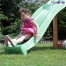 Набор для игровой площадки: детский домик с песочницей и 2скатной крышей и горкой (PS217-02)