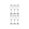 Набор фужеров для шампанского из 6 шт."белые розы" 190 мл. Алешина Р.р. (484-131) 