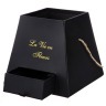 Подарочная трапецевидная коробка с выдвижным отделением, основание низ 20*20 см., верх 13*13 см. (ко Vogue International (37-259) 