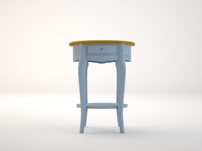 Овальный столик Leontina голубой ST9331B-ET