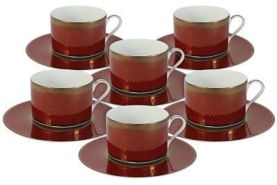 Чайный набор Кармен: 6 чашек + 6 блюдец - NG-G150305-T6-AL Naomi