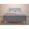 Голубая двуспальная кровать "Leontina" 180*200 ST9341/18B-ET