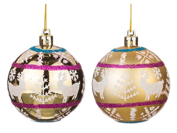 Набор декоративных изделий "шар" из 2-х шт. диаметр=7 см. Polite Crafts&gifts (863-011)