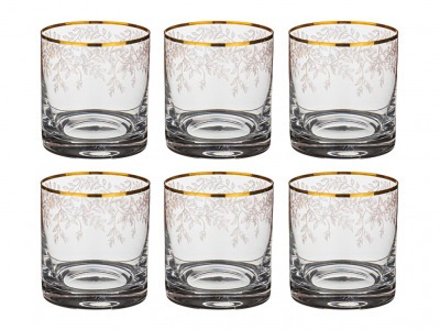 Набор стаканов "анжела" из 6 шт. 280 мл..высота=9 см. Crystalex Cz (674-507) 
