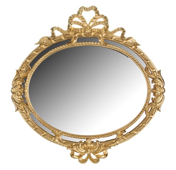Зеркало настенное позолоченное 50*50/29*39 см. Euromarchi (290-023)