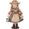 Кукла фарфоровая "девочка с лейкой" высота=42 см. (кор=6шт.) RF COLLECTION (346-006)