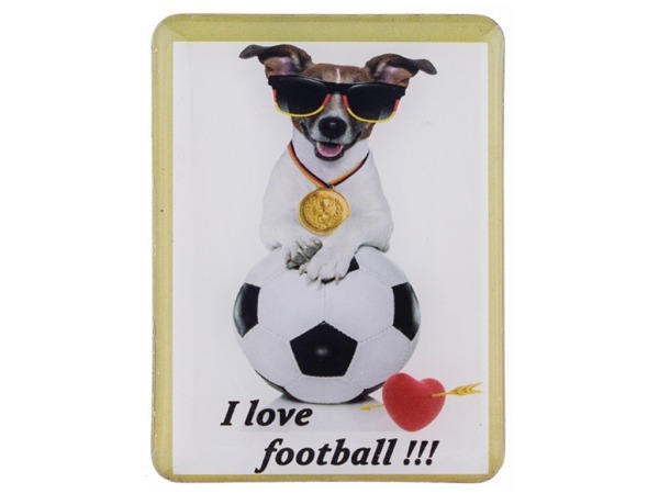 Магнит "i love football" 4,5*6 см. Lefard (229-260)