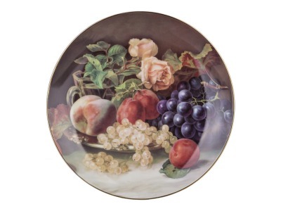 Тарелка настенная декоративная "фрукты" диаметр=20,5 см. Hangzhou Jinding (84-468) 