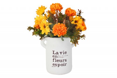 Декоративные цветы Солнечный букет в керамической вазе Dream Garden ( DG-141013-AL )