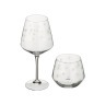 Набор из 2 пр. "зима":бокал для вина+стакан для виски 700/500 мл.высота=25/9 см. Rcr Cristalleria (305-572) 