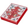 Декоративное изделие "елочка красная с игрушками" 19*17 см. Polite Crafts&gifts (102-502) 