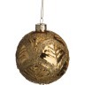 Декоративное изделие шар стеклянный диаметр=8 см. высота=9 см. цвет: золотой Dalian Hantai (862-102)