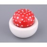 Набор для соли и перца "гриб" 2 пр.4*4*2/6*6*3 см. Hebei Grinding (929-009) 