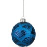 Декоративное изделие шар стеклянный диаметр=8 см. высота=9 см. цвет: синий Dalian Hantai (D-862-105)