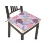Сиденье для стула "астра", цвет фиолетовый, 40*40 см, 100% полиэстер SANTALINO (847-036)