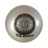 Мяч для художественной гимнастики RGB-102, 19 см, серый, с блестками (271234)
