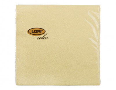 Комплект салфеток бумажных 2-х слойных из 16 шт."лори" колор 33*33 см. (423-200) 