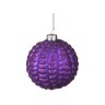Декоративное изделие шар стеклянный диаметр=8 см. высота=9 см. цвет: фиолетовый (кор=96шт.) Dalian Hantai (862-109)