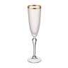 Набор бокалов для шампанского из 6 шт."frozen" 200 мл..высота=25,5 см. Crystalex Cz (674-375) 