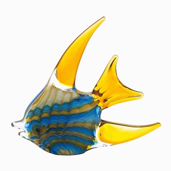 Статуэтка"Рыба"(желто-голубая)23*4*23,5 - 00002569