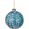 Декоративное изделие шар стеклянный диаметр=8 см. высота=9 см. цвет: голубой (кор=96шт.) Dalian Hantai (862-111)