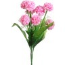 Цветок искусственный "гортензия"  высота=34 см.100% полиэстр (мал-300/кор=600шт.) Huajing Plastic (23-322)