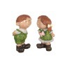 Комплект фигурок из 2 шт."мальчик с девочкой в саду" высота=24 см. Hong Kong (106-218) 
