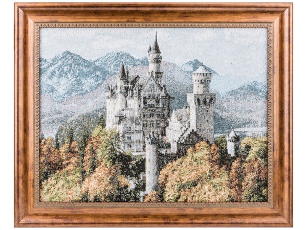 Гобеленовая картина "замок нойшвайштайн" 53х43 см. (404-262-30) 