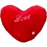 Декоративная подушка сердце красное " love" 30*26*10 см.без упаковки Gree Textile (192-208)