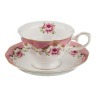 Чайный набор на 6 персон 12пр 200мл розовый Porcelain Manufacturing (779-061) 
