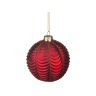 Декоративное изделие шар стеклянный диаметр=8 см. высота=9 см. цвет: красный Dalian Hantai (D-862-118)