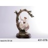 Статуэтка "девушка на качелях" высота=34 см. глянцевая P.n.ceramics (431-076) 