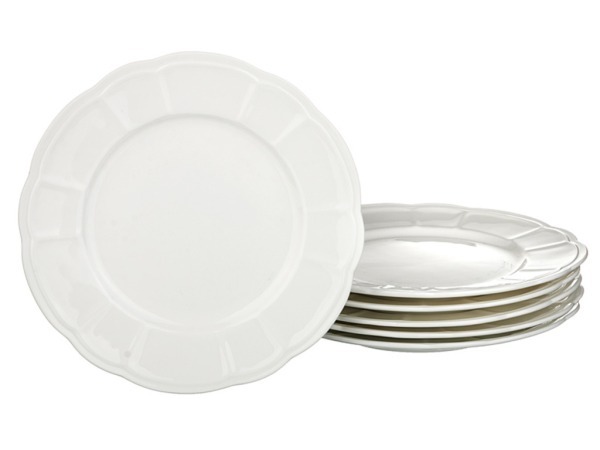 Набор тарелок "ноктюрн" из 6 шт.диаметр=25 см. (кор=12набор.) Lefard (722-119)