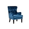 Кресло велюр синий 77*92*105см - TT-00000097