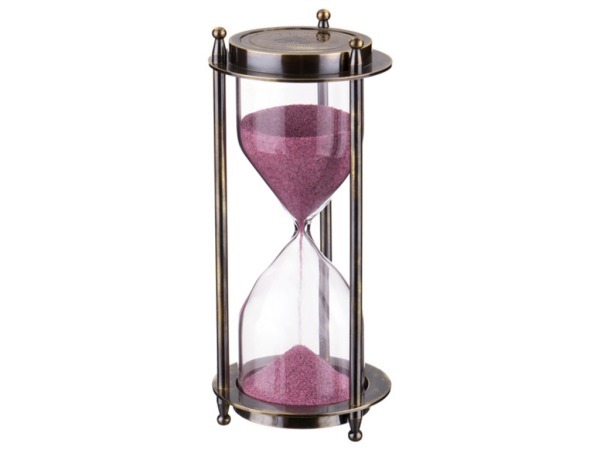 Часы песочные диаметр=7 см. высота=15 см. время = 3мин (кор=20шт.) Standard Art (877-423)