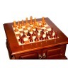 Шахматный стол с деревянными фигурками 52*52*67 см. Polite Crafts&gifts (176-067) 