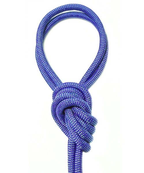 Скакалка для художественной гимнастики RGJ-103 pro, 3 м, синий с люрексом (300234)